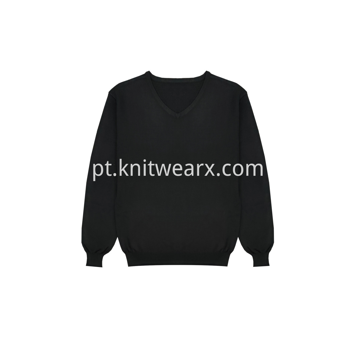 Men's Knitted Sweater Classic V-neck Anti-pilling Pullover